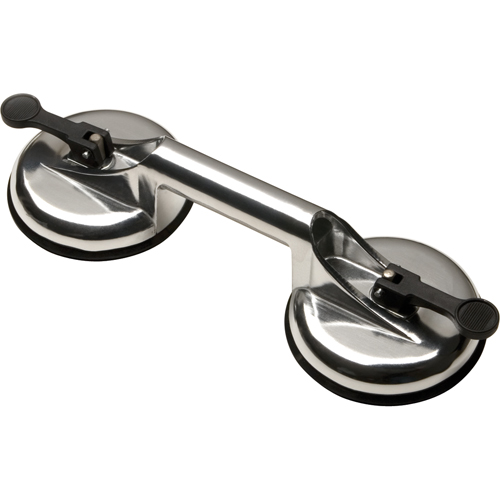 Ventouses de levage manuel - Ventouses doubles, 66 lb Capacit&eacute;, 4-5/8", Levier, 13" Longueur de la manche Waymarc Industries Inc