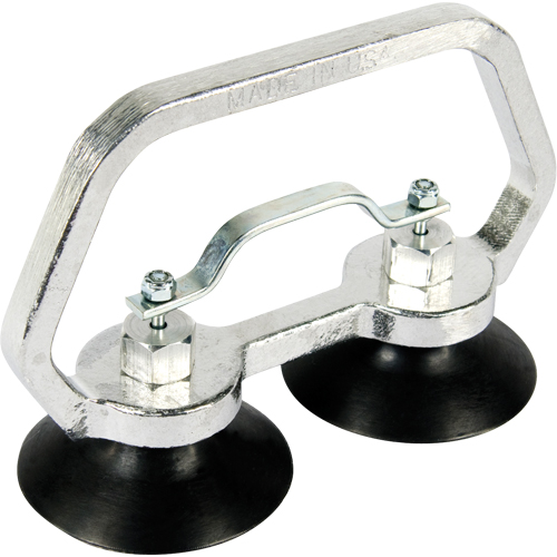 Appareils &agrave; ventouses - Ventouse double industrielle, 30 lb Capacit&eacute;, 3", Barre &agrave; tirer, 7" Longueur de la manche Waymarc Industries Inc
