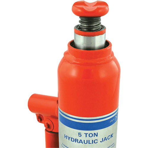 JHJ-5 Super Heavy-Duty Bottle Jack, 5 Ton(s), 15-3/8" Raised Height Waymarc Industries Inc