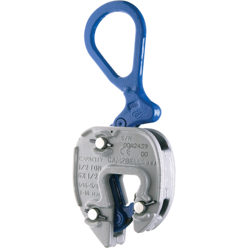 GX Lifting Clamps, 1000 lbs. (0.5 tons), 1/16" - 5/8" Jaw Opening Waymarc Industries Inc