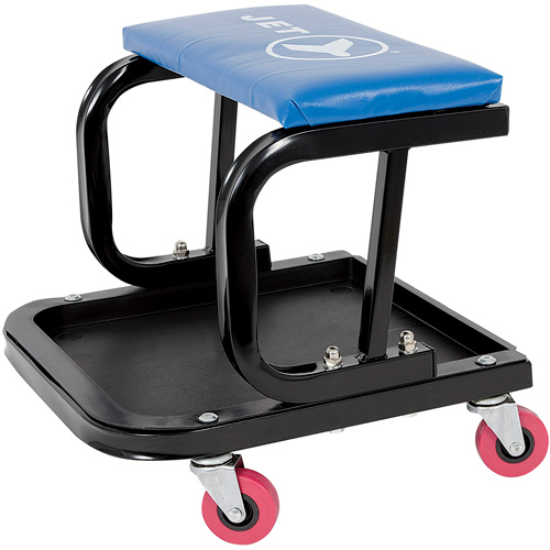 JMS-641A Mechanic's Roller Seat, Vinyl, Blue, 300 lbs. Capacity Waymarc Industries Inc