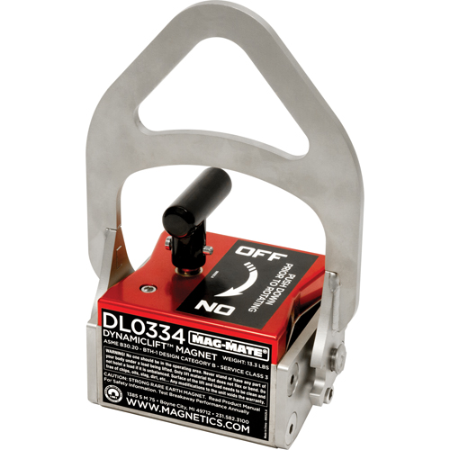 Dynamic Lift Magnets, 334 Holding Cap., 6-1/2" L x 4" W x 9-1/4" H Waymarc Industries Inc