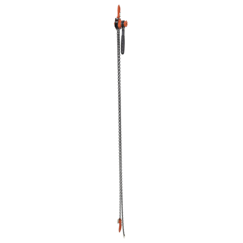 Mini Lever Hoist, 10' Lift, 1000 lbs. (0.5 tons) Capacity, Steel Chain Waymarc Industries Inc