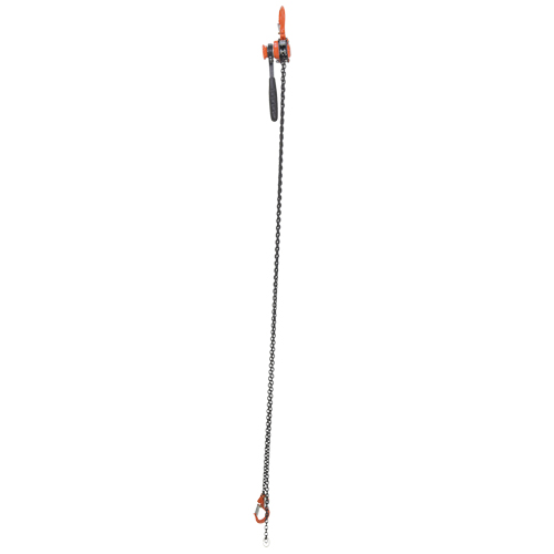 Mini Lever Hoist, 10' Lift, 1000 lbs. (0.5 tons) Capacity, Steel Chain Waymarc Industries Inc