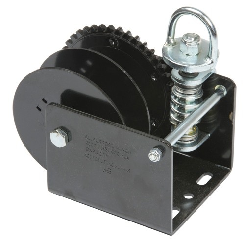 Worm Gear Trailer Hand Winch Waymarc Industries Inc