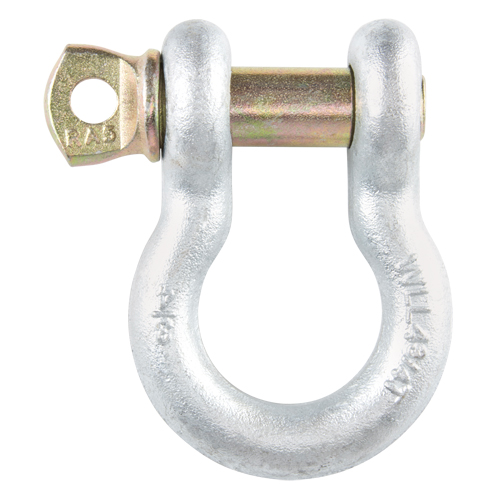 Screw Pin Anchor Shackle, 3/16", Screw Pin, Hot Dip Galvanized Waymarc Industries Inc
