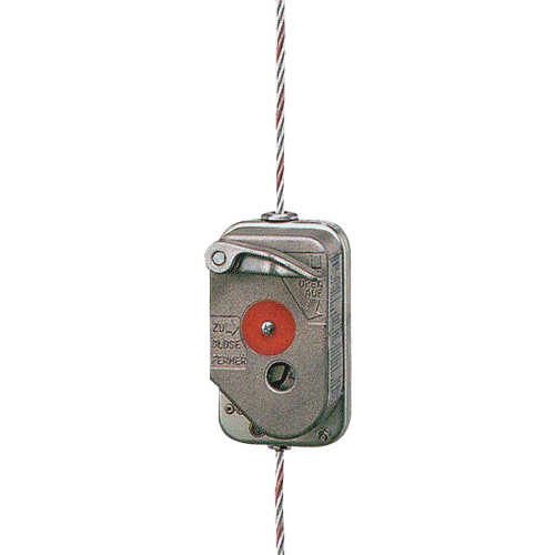 Dispositif de s&eacute;curit&eacute; sur c&acirc;ble d'acier Blocstop BSO 1020 Waymarc Industries Inc