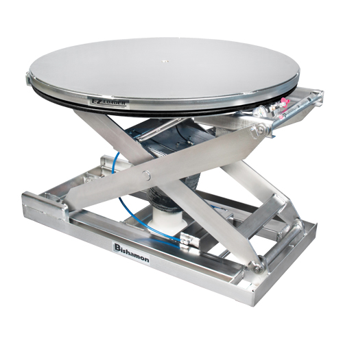 EZ Loader&reg; SS Self-Levelling Pallet Positioner - 100% Stainless Steel, 43" L x 43" W, 4000 lbs. Cap. Waymarc Industries Inc