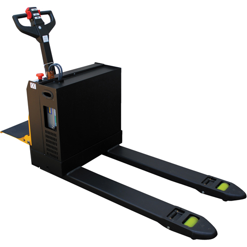 Fully Powered Electric Pallet Truck With  Stand-On Platform, 4500 lbs. Cap., 48" L x 30.25" W Waymarc Industries Inc