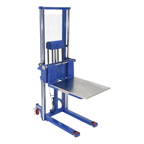 Gerbeur Hefti-Lift, M&eacute;canisme Pompe au pied, Capacit&eacute; de 1500 lb, Levage max de 63" Waymarc Industries Inc