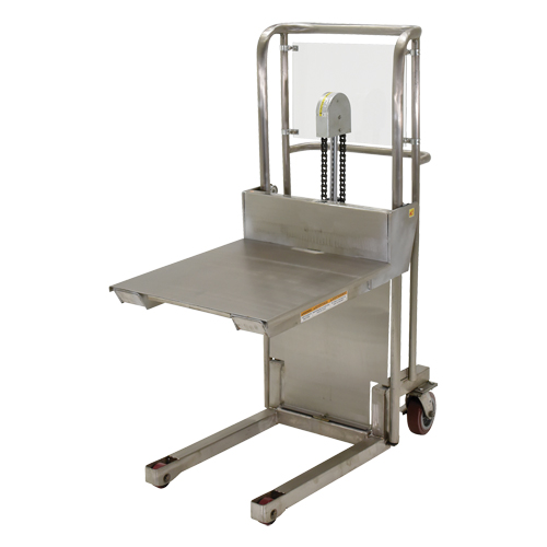 Gerbeur Hefti-Lift, M&eacute;canisme Pompe au pied, Capacit&eacute; de 450 lb, Levage max de 45-5/8" Waymarc Industries Inc