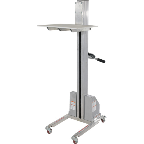 Gerbeur &agrave; levage rapide, M&eacute;canisme &eacute;lectrique, Capacit&eacute; de 175 lb, Levage max de 57" Waymarc Industries Inc