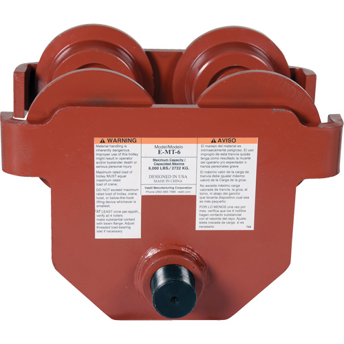 Low Profile Manual Trolley, 6000 lbs. (3 tons) Waymarc Industries Inc