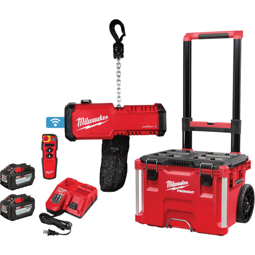 Palan compact &agrave; chaîne 1 tonne M18 avec ONE-KEY, Capacit&eacute; 2204 lb (1 tonnes) Waymarc Industries Inc
