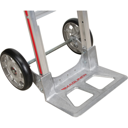 Knocked Down Hand Truck, P-Handle Handle, Aluminum, 52" Height, 500 lbs. Capacity Waymarc Industries Inc