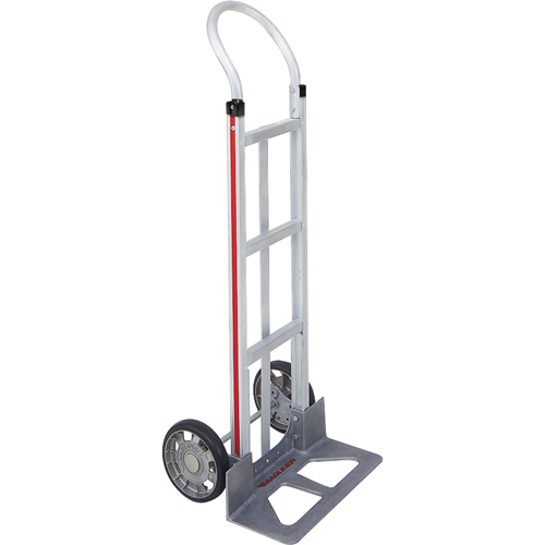 Knocked Down Hand Truck, Continuous Handle, Aluminum, 48" Height, 500 lbs. Capacity Waymarc Industries Inc