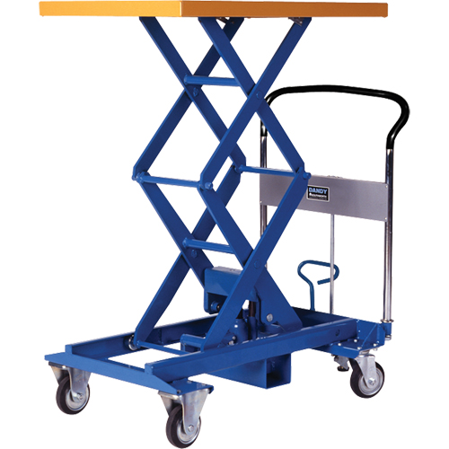 Table &eacute;l&eacute;vatrice &agrave; ciseaux Dandy Lift, 34-4/5" lo x 23-3/5" la, Acier, Capacit&eacute; 770 lb Waymarc Industries Inc