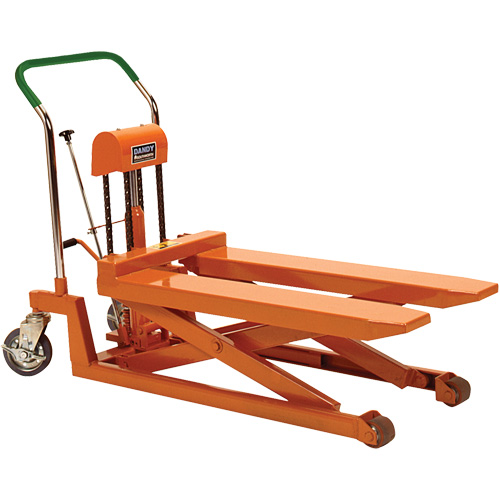 Dandy Lift Scissor Fork Lift Table, 37.1" L x 19.7" W, Steel, 1100 lbs. Capacity Waymarc Industries Inc