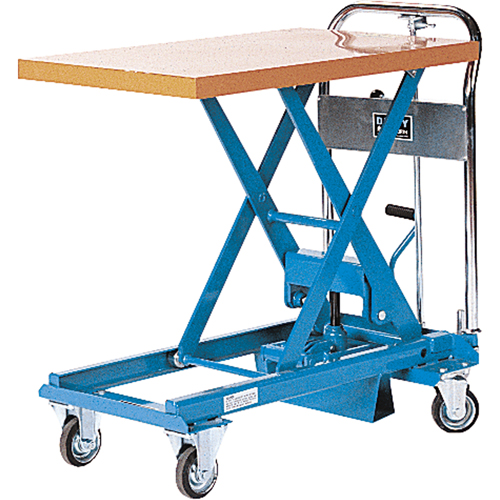 Dandy Lift Scissor Lift Table, 31-1/2" L x 19-7/10" W, Steel, 550 lbs. Capacity Waymarc Industries Inc
