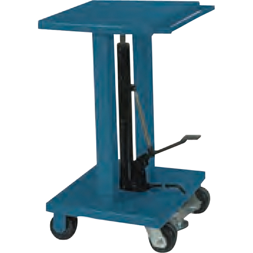 Hydraulic Work Table, 18" L x 18" W, Steel, 500 lbs. Capacity Waymarc Industries Inc