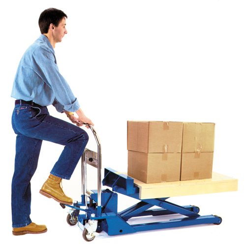 Low Profile Dandy Lift Scissor Lift Table, 37-1/10" L x 19-7/10" W, Steel, 1100 lbs. Capacity Waymarc Industries Inc