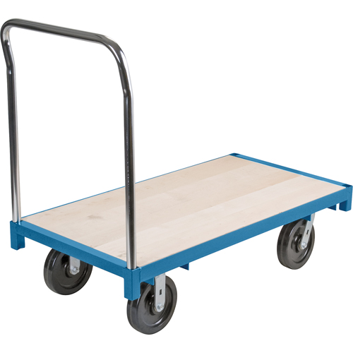 Chariot &agrave; plateforme robuste, 60" lo x 30" la, Capacit&eacute; de 2500 lb, Roues en Nylon Waymarc Industries Inc