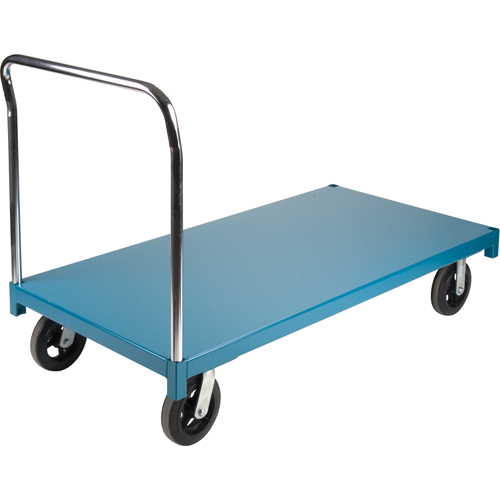 Chariot &agrave; plateforme robuste, 60" lo x 30" la x Capacit&eacute; 2000 lb, Roues en Caoutchouc Waymarc Industries Inc