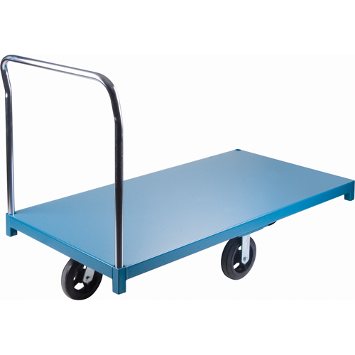 Chariot &agrave; plateforme robuste, 96" lo x 48" la x Capacit&eacute; 2000 lb, Roues en Caoutchouc Waymarc Industries Inc