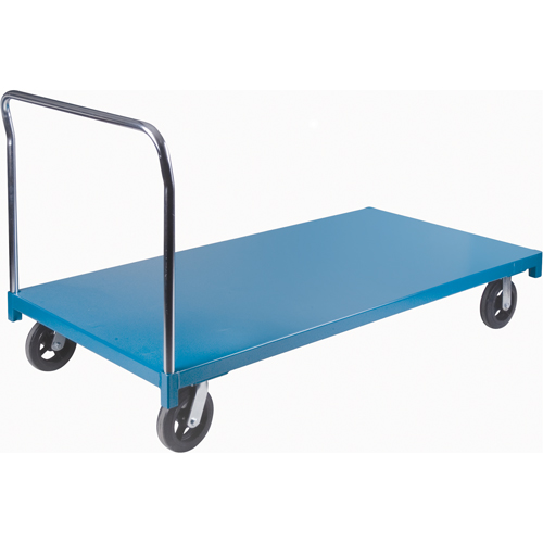 Chariot &agrave; plateforme robuste, 72" lo x 36" la x Capacit&eacute; 2000 lb, Roues en Caoutchouc Waymarc Industries Inc