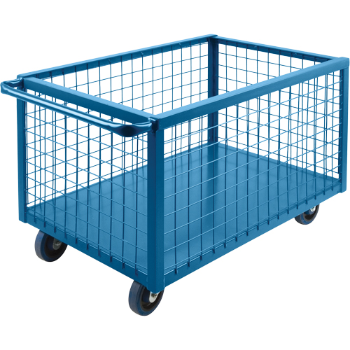 Caisson en treillis m&eacute;tallique, Acier, 63" lo x 24" la x 31,5" h, Volume 20 pi³, Capacit&eacute; 1200 lb Waymarc Industries Inc