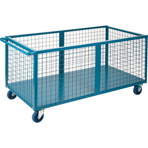Caisson en treillis m&eacute;tallique, Acier, 63" lo x 30" la x 31,5" h, Volume 25 pi³, Capacit&eacute; 1200 lb Waymarc Industries Inc