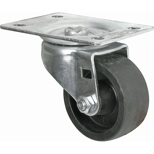 Light-Duty Caster, Swivel, 2-1/2" (63.5 mm), Polyolefin, 200 lbs. (91 kg.) Waymarc Industries Inc