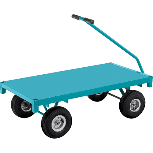 Chariots &agrave; plateforme - Chariots wagon ergonomiques &agrave; plateforme, 24" la x 48" la x Capacit&eacute; 1000 lb Waymarc Industries Inc