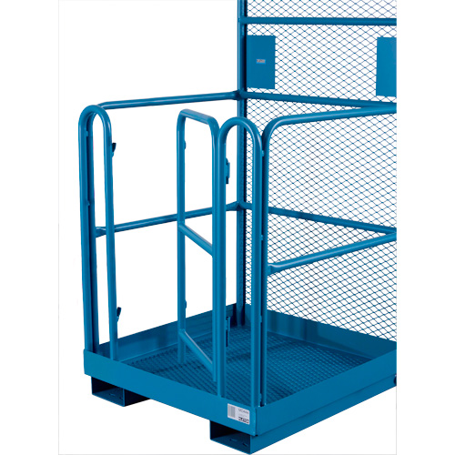 High Work Maintenance Platform, 36" W x 36" D x 72" H, 1000 lbs. Capacity, Steel Waymarc Industries Inc
