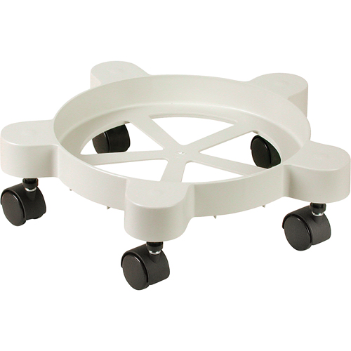 Lil'Dolly Pail Dollies, Plastic, 75 lbs. Capacity, 11" Diameter, Plastic Casters Waymarc Industries Inc