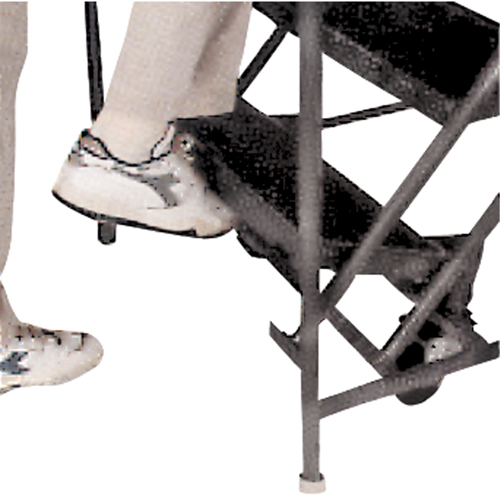 Slope Rolling Ladder, 9 Steps, Anti-Skid, 50° Incline, 90" High Waymarc Industries Inc