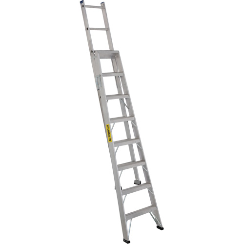 2700 Series Industrial Duty Multi-Way Ladders, 8', Aluminum, 250 lbs. Cap., ANSI 1, CSA 1 Waymarc Industries Inc