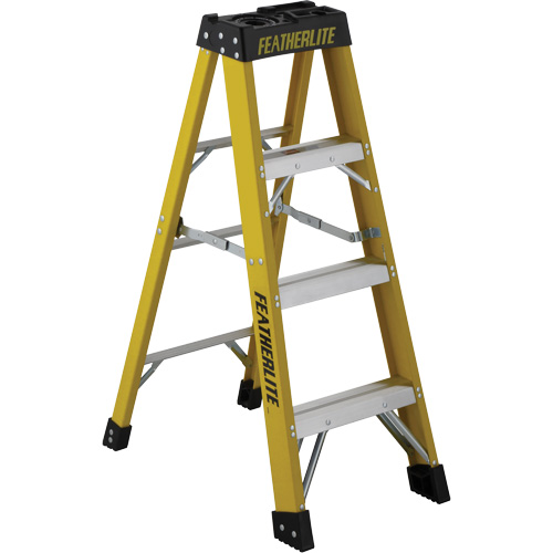Industrial Heavy-Duty Stepladders (6900 Series), 4', Fibreglass, 300 lbs. Capacity, Type 1A Waymarc Industries Inc