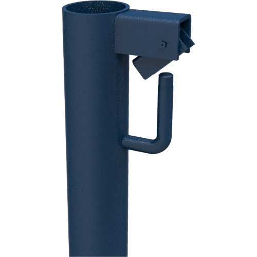 Accessoires pour &eacute;chafaudage - Poteau de garde-corps a/support, Poteau de garde-corps, 6" la x 56" h Waymarc Industries Inc