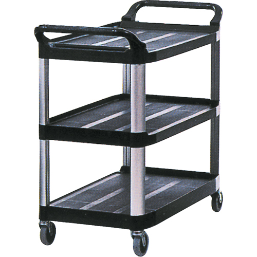 Chariot utilitaire, 3 tiers, 20" x 37" x 33-5/8", Capacit&eacute; 300 lb Waymarc Industries Inc