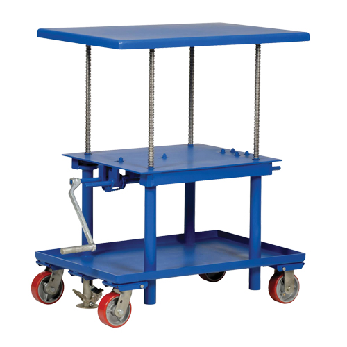 Hydraulic Lift Table, 24" L x 36" W, Steel, 2000 lbs. Capacity Waymarc Industries Inc