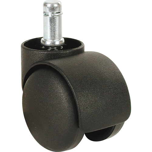 Twin Wheel Caster (300/400 Series), Swivel, 2" (51 mm) Dia., 75 lbs. (34 kg.) Capacity Waymarc Industries Inc