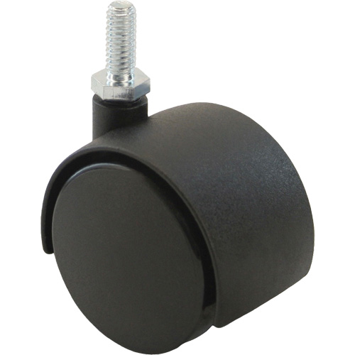 Twin Wheel Caster (300/400 Series), Swivel, 2" (51 mm) Dia., 75 lbs. (34 kg.) Capacity Waymarc Industries Inc
