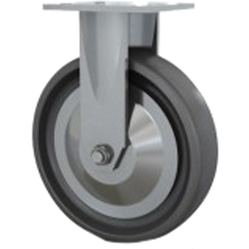 Roulette robuste, Fixe, 8" (203,2 mm), Elastom&egrave;re dur, 1000 lb (453,6 kg) Waymarc Industries Inc