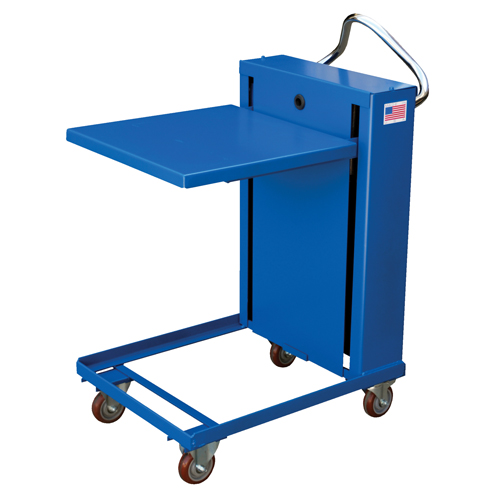 Self Elevating Tables, 20" L x 20" W, Steel, 460 lbs. Capacity Waymarc Industries Inc