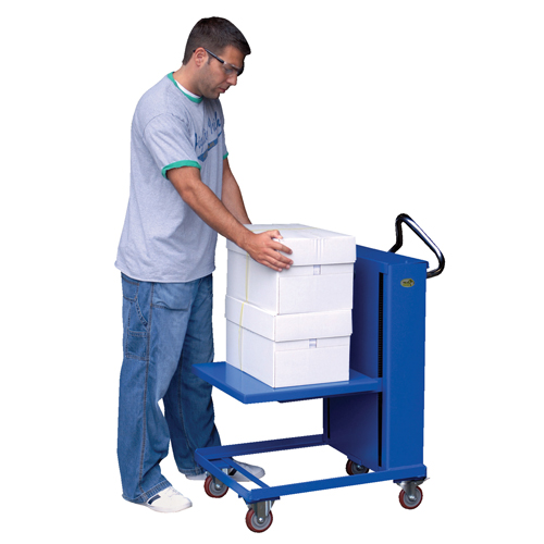 Self Elevating Tables, 20" L x 20" W, Steel, 230 lbs. Capacity Waymarc Industries Inc