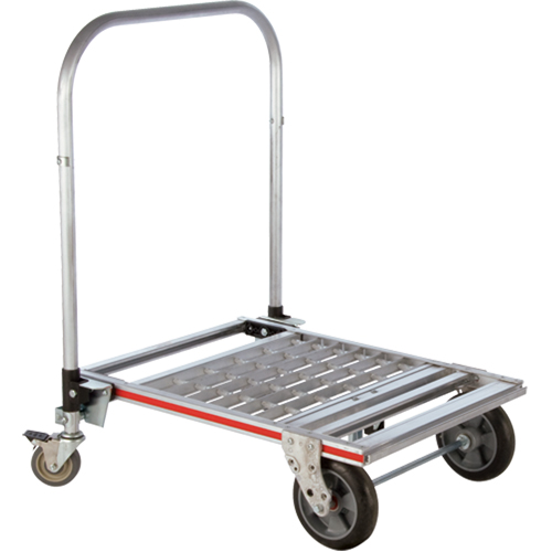 Four Wheel Folding Platform Truck, Aluminum, 750 lbs., 31" L x 23-1/4" W, 39" High Waymarc Industries Inc