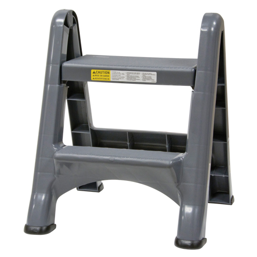 Escabeau repliable, 2 marches, 19-1/2" x 20-1/2" x Hauteur 22-3/4" Waymarc Industries Inc