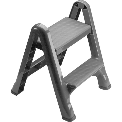 Escabeau repliable, 2 marches, 19-1/2" x 20-1/2" x Hauteur 22-3/4" Waymarc Industries Inc