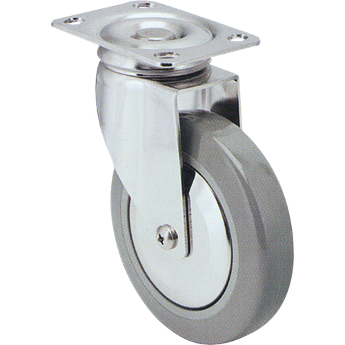 Caster, Swivel with Brake, 3" (76 mm), Polyurethane, 250 lbs. (113 kg.) Waymarc Industries Inc